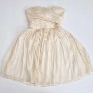 JCREW cream dress